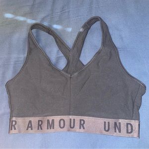 Under Armour black sports bra